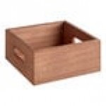 Choice Natural Wooden Display Crate / Condiment Caddy