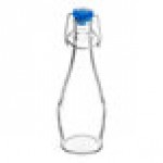Libbey 13151017 12.5 oz. Oil / Vinegar Cruet / Water Bottle with Wire Bail Lid - 12/Case Libbey 13151017 12.5 oz. Oil / Vinegar Cruet / Water Bottle with Wire Bail Lid - 12/Case