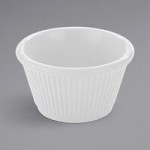 American Metalcraft BSKC08 Chrome Round Wire Basket with Ramekin Holders - 8