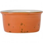 Tuxton GGW-752 TuxTrendz Artisan Geode Walnut 2.5 oz. China Ramekin - 24/Case Tuxton GGW-752 TuxTrendz Artisan Geode Walnut 2.5 oz. China Ramekin - 24/Case
