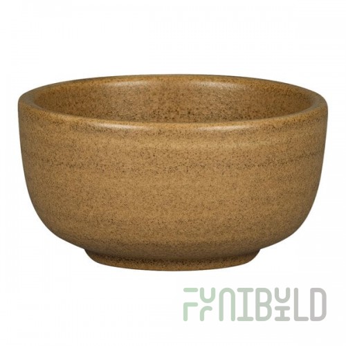 RAK Porcelain Rakstone Selva 1.69 oz. Autumn Brown Porcelain Ramekin - 12/Case