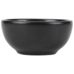 Hall China from Steelite International HL300360AFCA Foundry 2 oz. Black China Round Colonial Ramekin - 72/Case Hall China from Steelite International HL300360AFCA Foundry 2 oz. Black China Round Colonial Ramekin - 72/Case