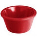 Acopa 4 oz. Red Smooth Melamine Ramekin - 12/Case Acopa 4 oz. Red Smooth Melamine Ramekin - 12/Case