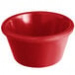 Acopa 4 oz. Red Smooth Melamine Ramekin - 12/Case Acopa 4 oz. Red Smooth Melamine Ramekin - 12/Case