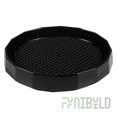 Vollrath 611-0606 Traex® Tuffex Black Beverage Coaster