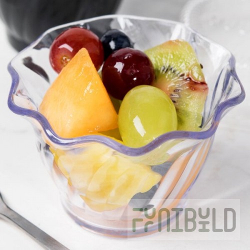 Cambro SRB5CW135 Camwear® 5 oz. Clear Polycarbonate Swirl Bowl - 24/Case