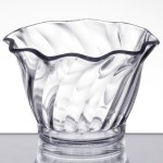 Cambro SRB5CW135 Camwear® 5 oz. Clear Polycarbonate Swirl Bowl - 24/Case