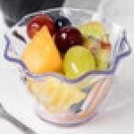 Cambro SRB5CW135 Camwear® 5 oz. Clear Polycarbonate Swirl Bowl - 24/Case