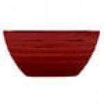 Vollrath 4763415 Double Wall Square Beehive 3.2 Qt. Serving Bowl - Dazzle Red