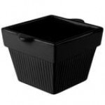 TableCraft CW1460BR 1.5 Qt. Brown Cast Aluminum Square Condiment Bowl TableCraft CW1460BR 1.5 Qt. Brown Cast Aluminum Square Condiment Bowl