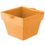 TableCraft CW1460BR 1.5 Qt. Brown Cast Aluminum Square Condiment Bowl TableCraft CW1460BR 1.5 Qt. Brown Cast Aluminum Square Condiment Bowl
