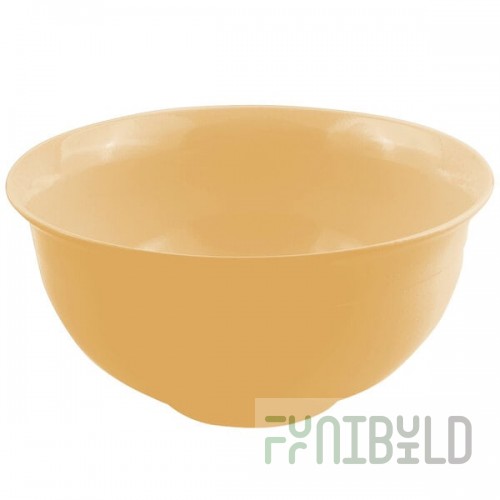 Bon Chef 9131 16 Qt. Ginger Sandstone Finish Cast Aluminum Tulip Bowl
