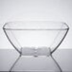 Vollrath V928000 4.25 Qt. Clear Large Square Acrylic Bowl Vollrath V928000 4.25 Qt. Clear Large Square Acrylic Bowl