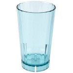 Cambro HT120CW196 Camwear® Huntington 12 oz. Azure Blue Customizable Polycarbonate Tumbler - 36/Case