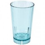 Cambro HT120CW196 Camwear® Huntington 12 oz. Azure Blue Customizable Polycarbonate Tumbler - 36/Case