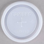 Cambro HT120CW196 Camwear® Huntington 12 oz. Azure Blue Customizable Polycarbonate Tumbler - 36/Case