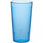 Choice 16 oz. Red Plastic Pebbled Tumbler - 12/Pack