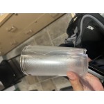 Choice 16 oz. Red Plastic Pebbled Tumbler - 12/Pack