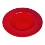 Elite Global Solutions Maya 15 oz. Red Reactive Glaze Melamine Pasta / Soup Bowl - 6/Case Elite Global Solutions Maya 15 oz. Red Reactive Glaze Melamine Pasta / Soup Bowl - 6/Case