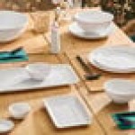 Acopa Cavern 4 oz. White Round Melamine Bowl - 24/Case