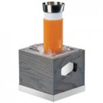 Cal-Mil 166-11-83 Ashwood Gray Oak Wood Rectangular Riser - 20