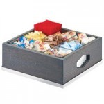 Cal-Mil 166-11-83 Ashwood Gray Oak Wood Rectangular Riser - 20