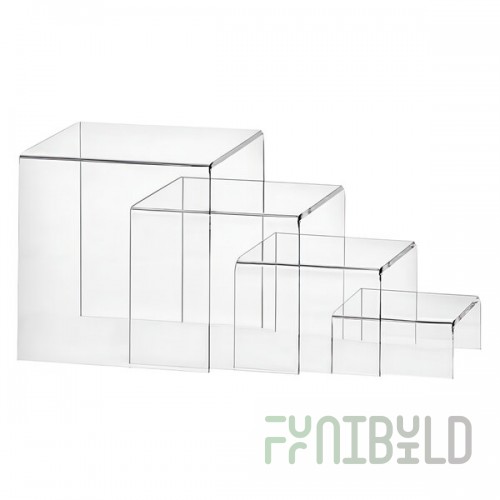 Cal-Mil 238 Clear Acrylic Nesting Riser Set