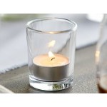 Acopa 2 oz. Clear Round Glass Votive / Tealight Holder - 12/Case Acopa 2 oz. Clear Round Glass Votive / Tealight Holder - 12/Case