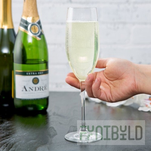 Reserve by Libbey 9236 Contour 8 oz. Customizable Champagne Flute - 12/Case