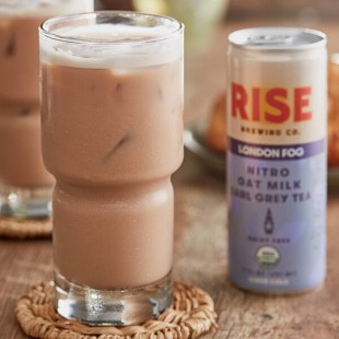 Rise Brewing Co. Organic London Fog Nitro Oat Milk Latte 7 fl. oz. - 12/Case