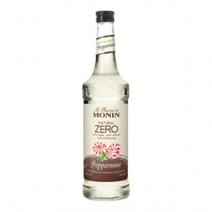 Monin Zero Calorie Natural Peppermint Flavoring Syrup 750 mL