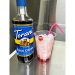 Torani Sugar-Free Black Cherry Flavoring / Fruit Syrup 750 mL Glass Bottle