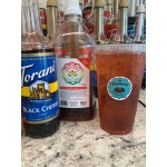 Torani Sugar-Free Black Cherry Flavoring / Fruit Syrup 750 mL Glass Bottle