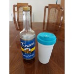 Torani Sugar-Free Black Cherry Flavoring / Fruit Syrup 750 mL Glass Bottle