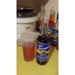 Torani Sugar-Free Black Cherry Flavoring / Fruit Syrup 750 mL Glass Bottle
