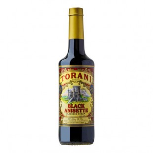 Torani Black Anisette Flavoring Syrup Glass Bottle 750 mL - 12/Case Torani Black Anisette Flavoring Syrup Glass Bottle 750 mL - 12/Case