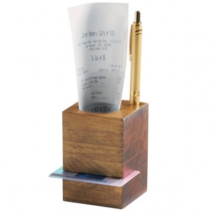 Cal-Mil 3734-99 Madera Rustic Pine Restaurant Receipt Holder Cal-Mil 3734-99 Madera Rustic Pine Restaurant Receipt Holder