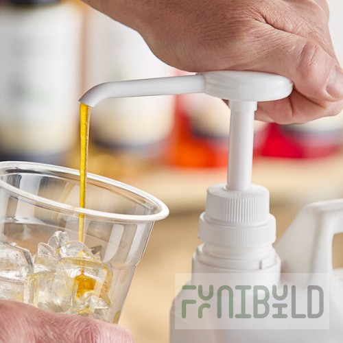 Choice Universal 0.68 oz Syrup / Condiment Pump for 64 oz. and 1 Gal. Bottles
