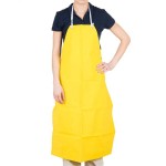 San Jamar 615NBA-Y Yellow 25 Mil Neo-Flex Dishwasher Apron - 43