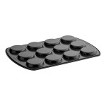Wilton 191003017 Perfect Results Non-Stick 12 Mold Muffin Top / Slider Bun Pan - 11