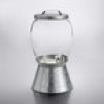Stylesetter Jaxon 2 Gallon Glass Beverage Dispenser with Galvanized Metal Lid and Base by Jay Companies