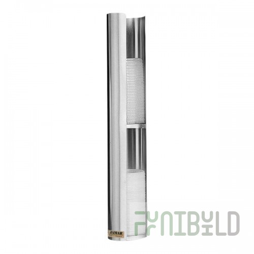San Jamar L3502 Two-Tier Stainless Steel Wall Mount 24 - 46 oz. Lid Holder
