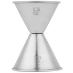 American Metalcraft J266 1.5 oz. & 2 oz. Stainless Steel Jigger