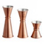 Acopa 1 oz. & 2 oz. Copper Japanese Jigger