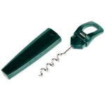 Franmara 3010-12 Traveler's Dark Green Customizable Plastic Corkscrew and Bottle Opener