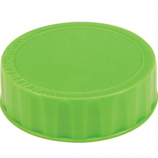 FIFO Innovations 280-1706 Light Green Identification Label Cap for FIFO Squeeze Bottles - 6/Pack