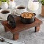Valor 8 oz. Pre-Seasoned Mini Cast Iron Pot with 9 3/4 Valor 8 oz. Pre-Seasoned Mini Cast Iron Pot with 9 3/4