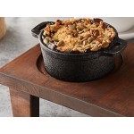 Valor 8 oz. Pre-Seasoned Mini Cast Iron Pot with 9 3/4 Valor 8 oz. Pre-Seasoned Mini Cast Iron Pot with 9 3/4