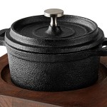 Valor 8 oz. Pre-Seasoned Mini Cast Iron Pot with 9 3/4 Valor 8 oz. Pre-Seasoned Mini Cast Iron Pot with 9 3/4