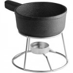 Valor 8 oz. Pre-Seasoned Mini Cast Iron Pot with 9 3/4 Valor 8 oz. Pre-Seasoned Mini Cast Iron Pot with 9 3/4